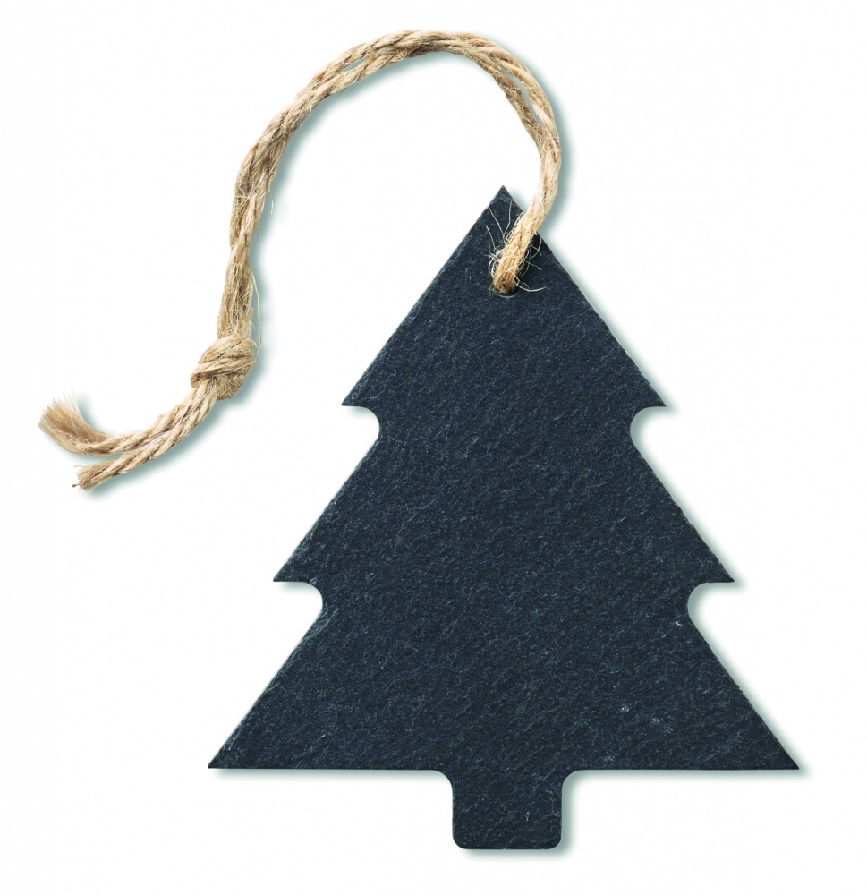 Logotrade promotional gift picture of: Slate xmas hanger tree